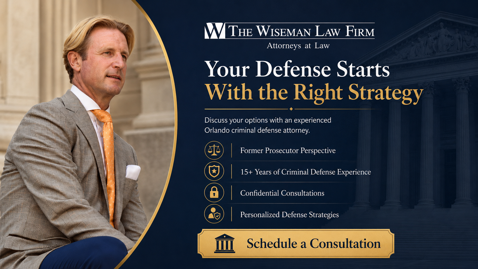 Orlando criminal defense attorney Simon Wiseman — The Wiseman Law Firm